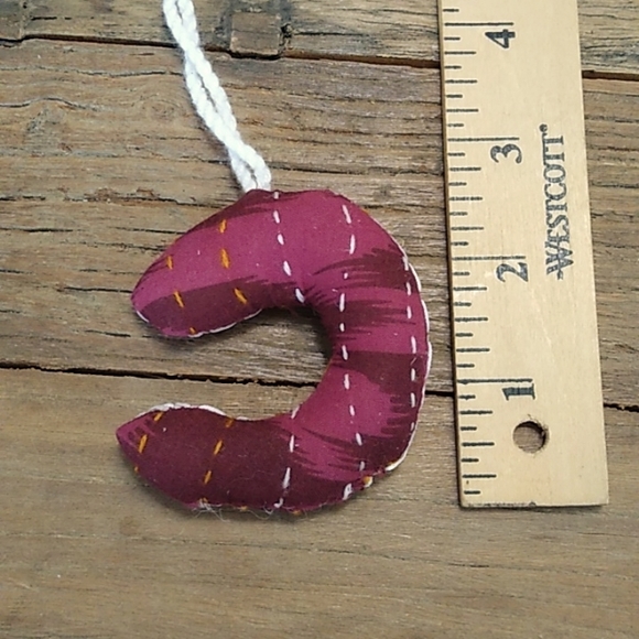 Urban Outfitters 'C' Patchwork Monogram Ornament - Picture 2 of 4